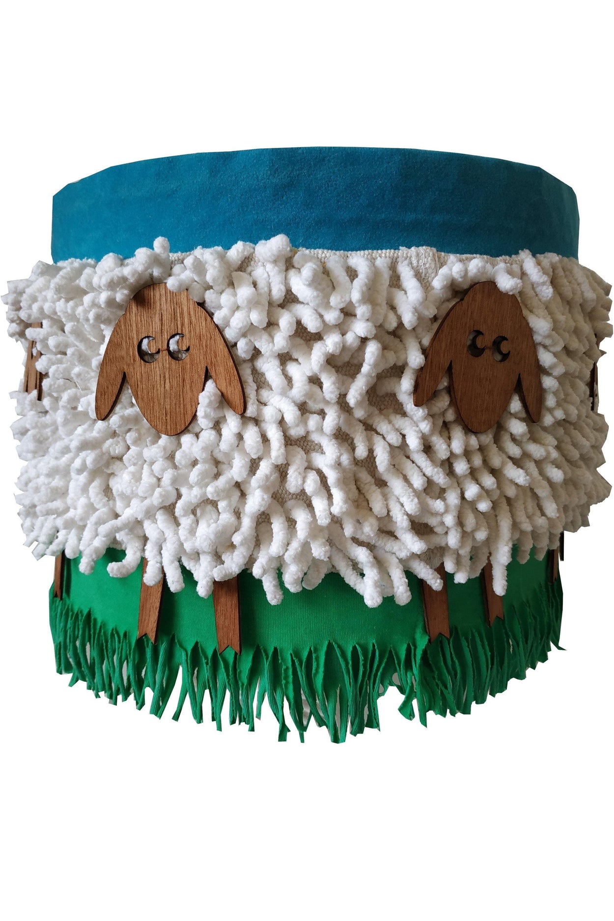 A set of lampshade and nightlight for nursery
