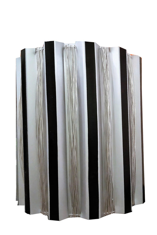 Exclusive modern shiny lampshade in techno style - GLEZANT designer goods store.