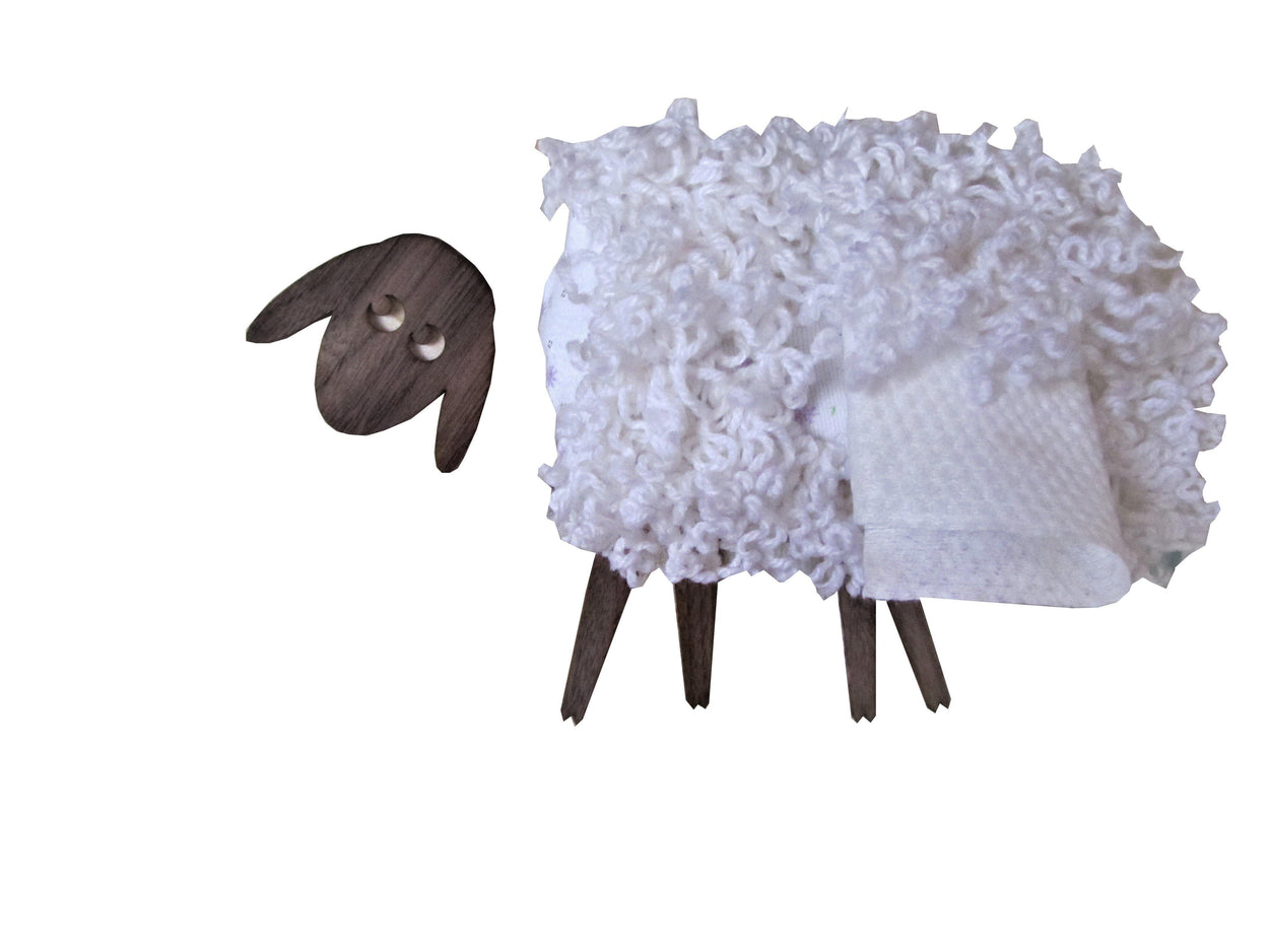 Lamb - Holder for wet wipes. Funny Wall Decal - GLEZANT designer goods store.