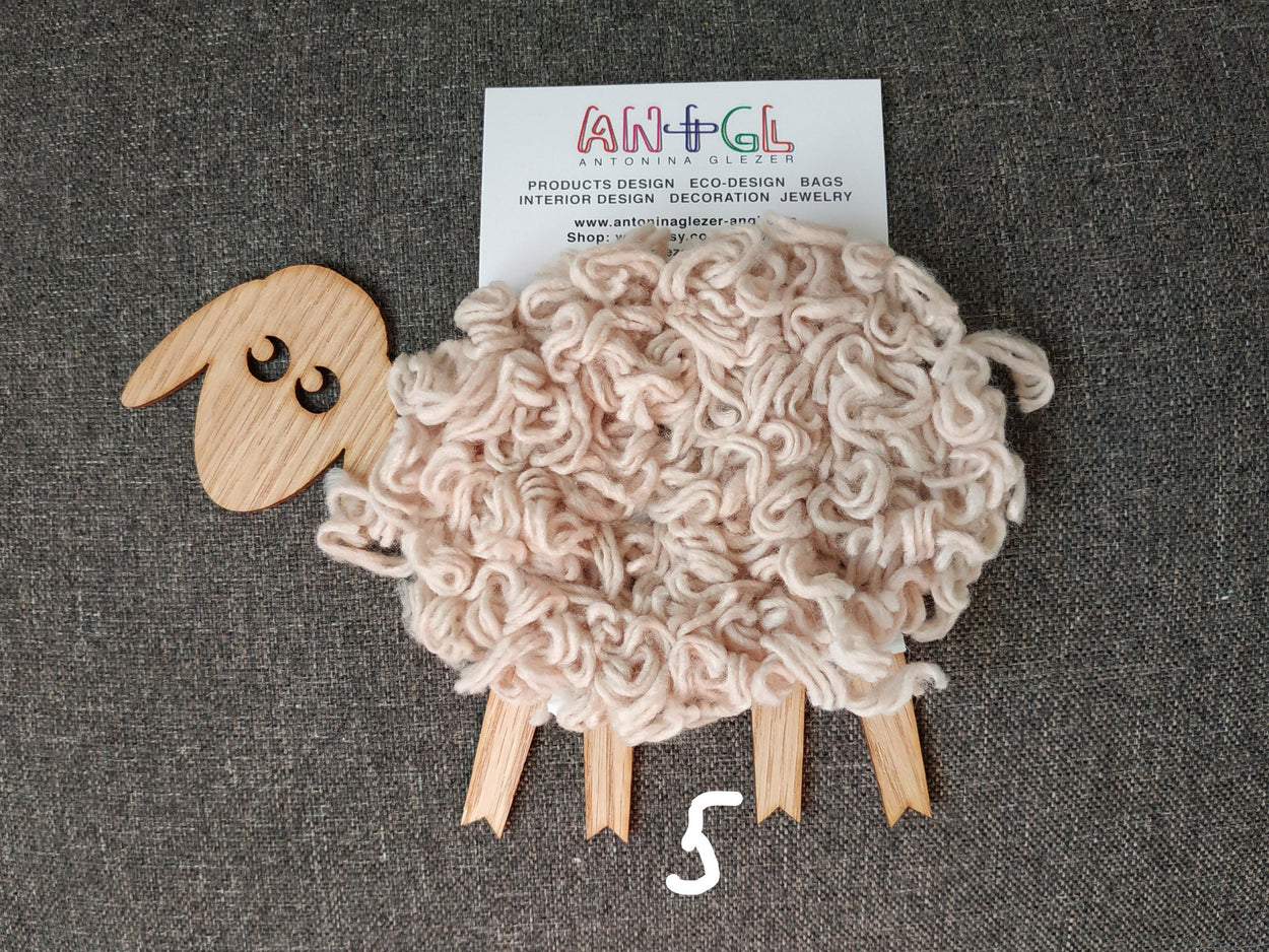 Lamb - Kids needlework Kits/ DIY / educational game for Kids - GLEZANT designer goods store.