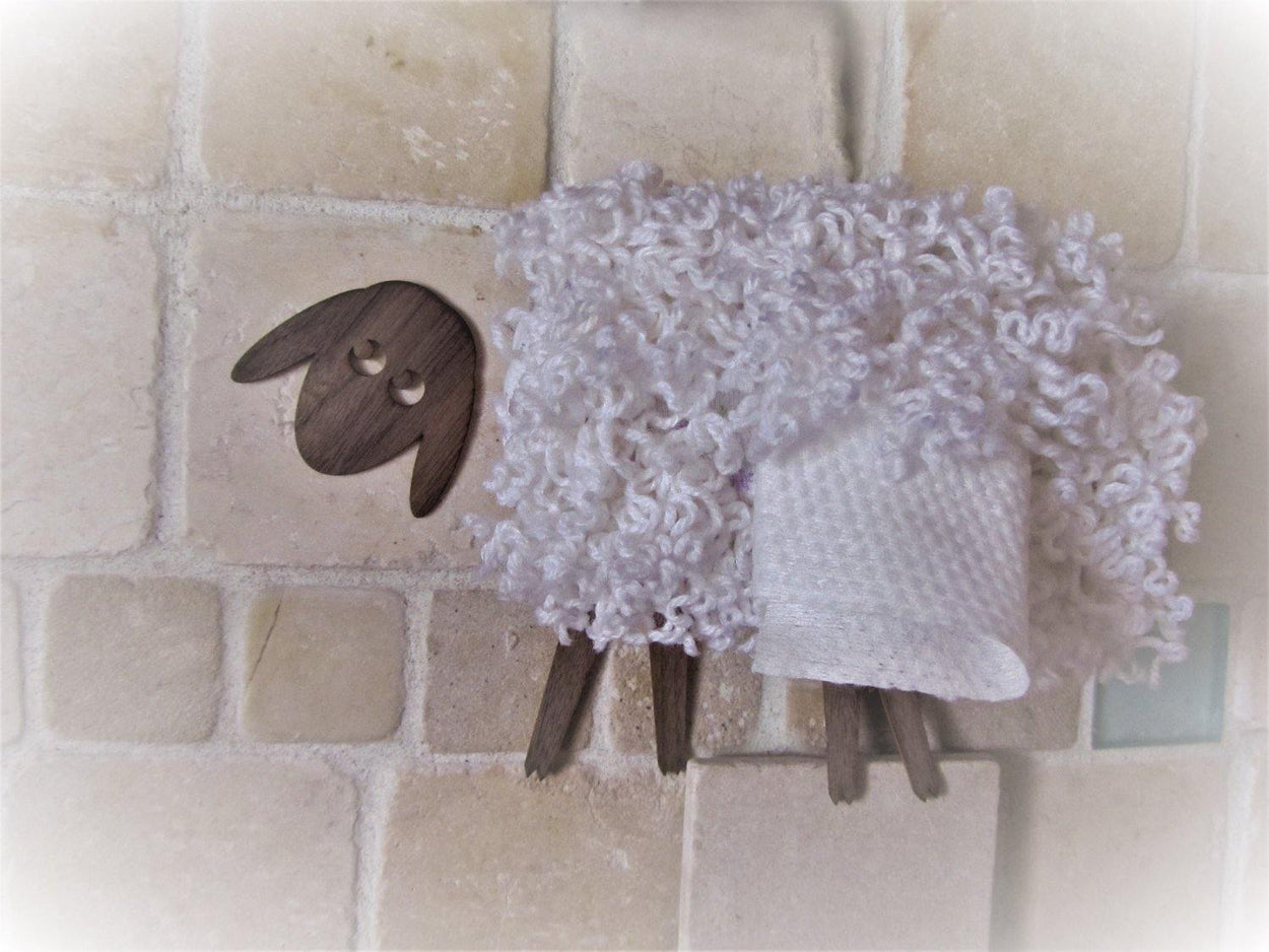 Lamb - Holder for wet wipes. Funny Wall Decal - GLEZANT designer goods store.