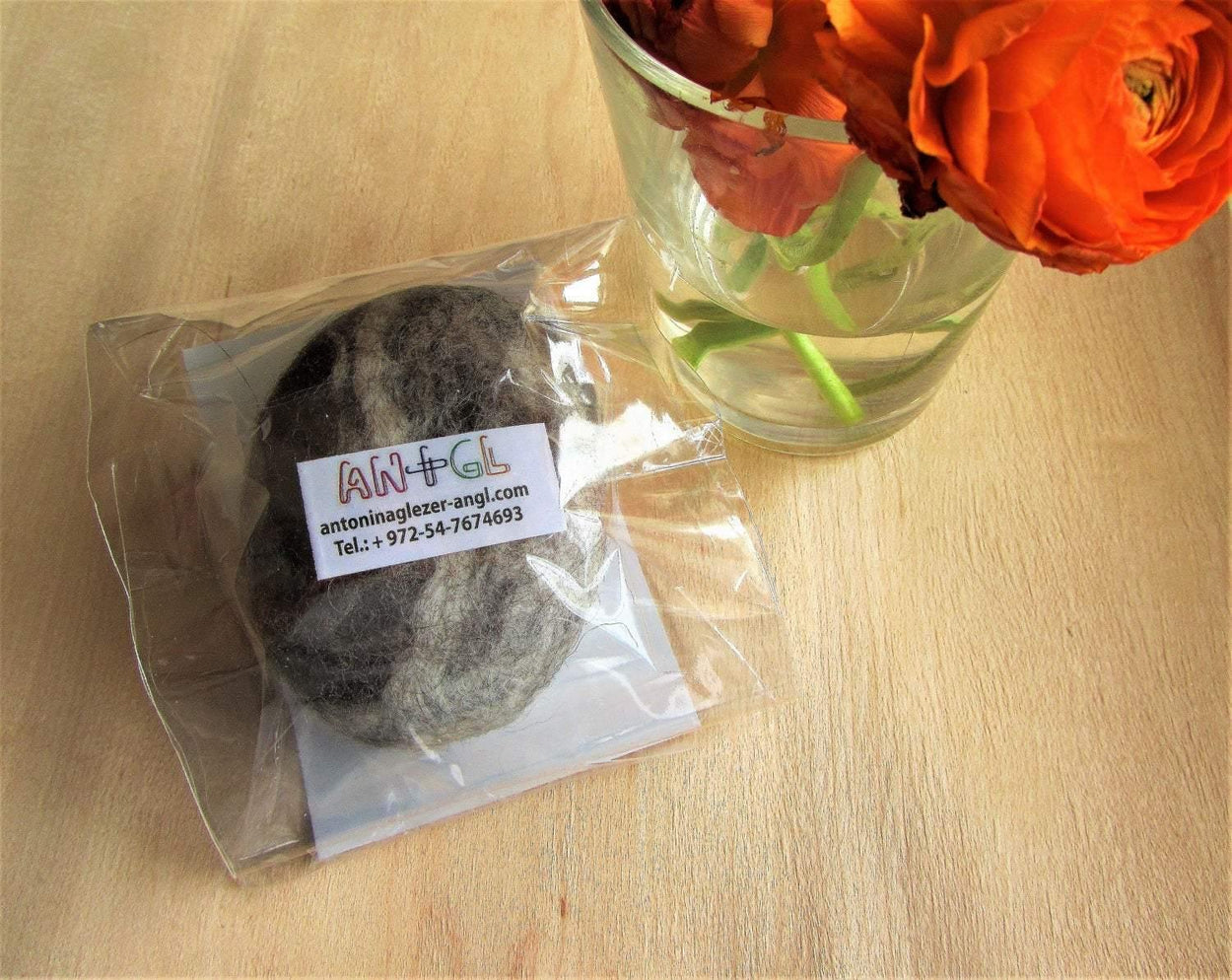Felted Soap Unique souvenir in the form of a stone - GLEZANT designer goods store.