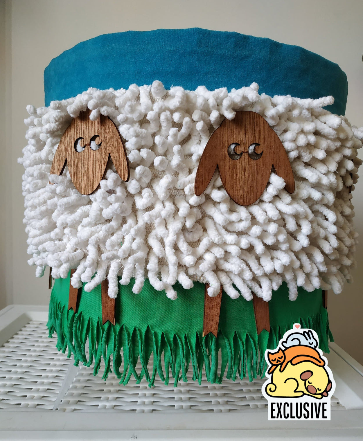 A set of lampshade and nightlight for nursery