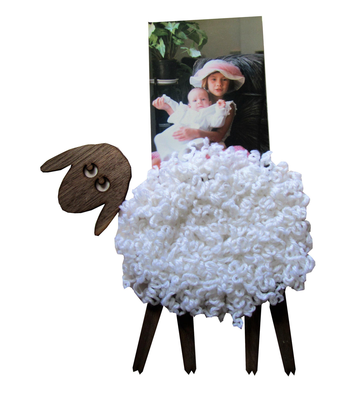 Funny Wall Decal Lamb  - Holder for photos and notes - GLEZANT designer goods store. 