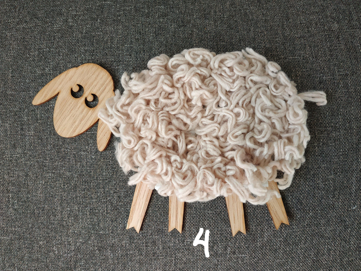 Lamb - Kids needlework Kits/ DIY / educational game for Kids - GLEZANT designer goods store. 